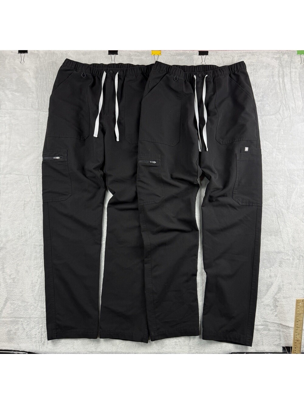 Figs Cairo Scrub Pants Women M/Tall Uniform Technical Black Work Healthcare Lot2